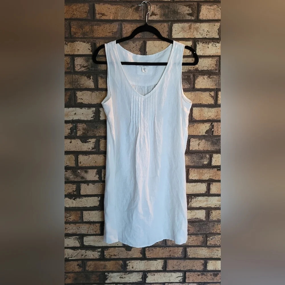 Artisan NY white linen dress - Picture 1 of 4
